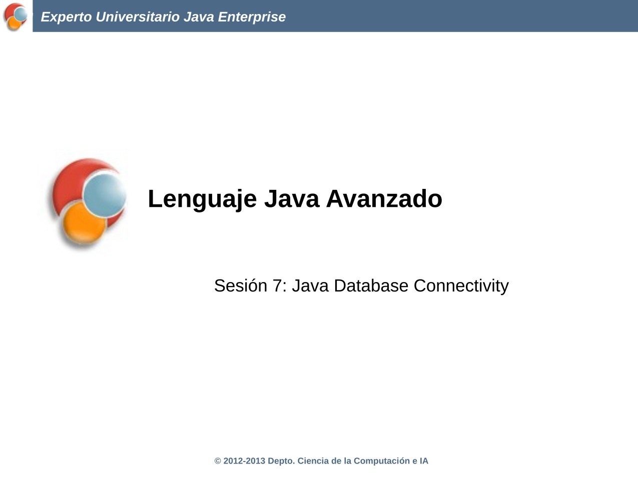 Imágen de pdf Sesión 7: Java Database Connectivity - Lenguaje Java Avanzado